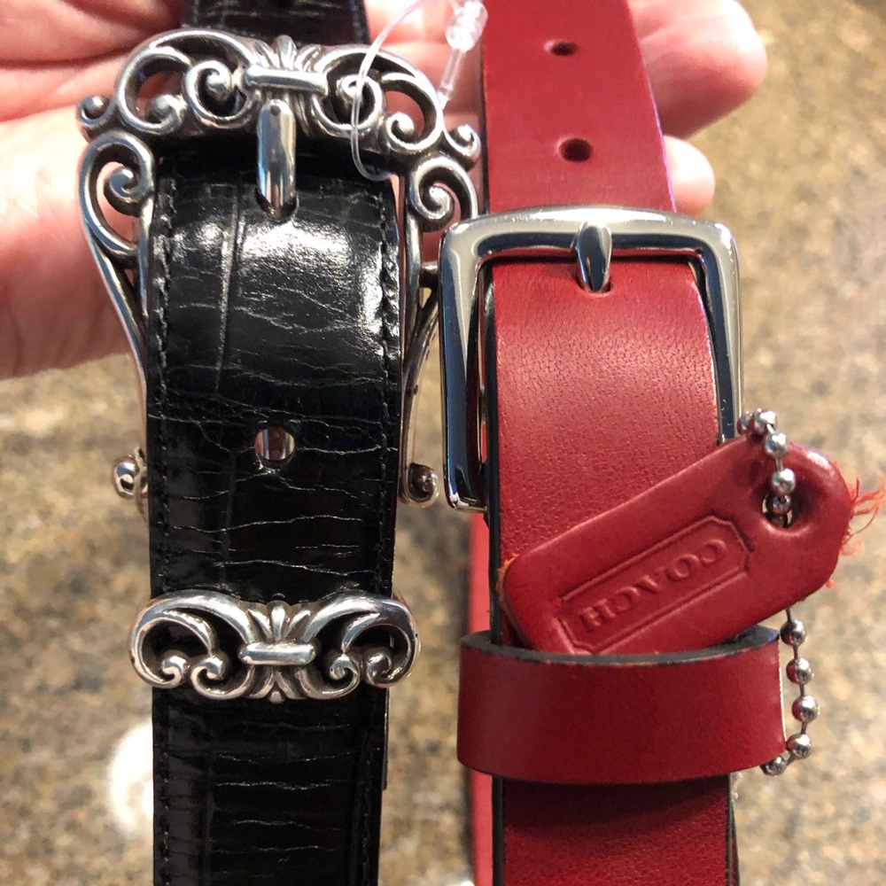 Bundle (2) Brighton / Coach Women’s Belts